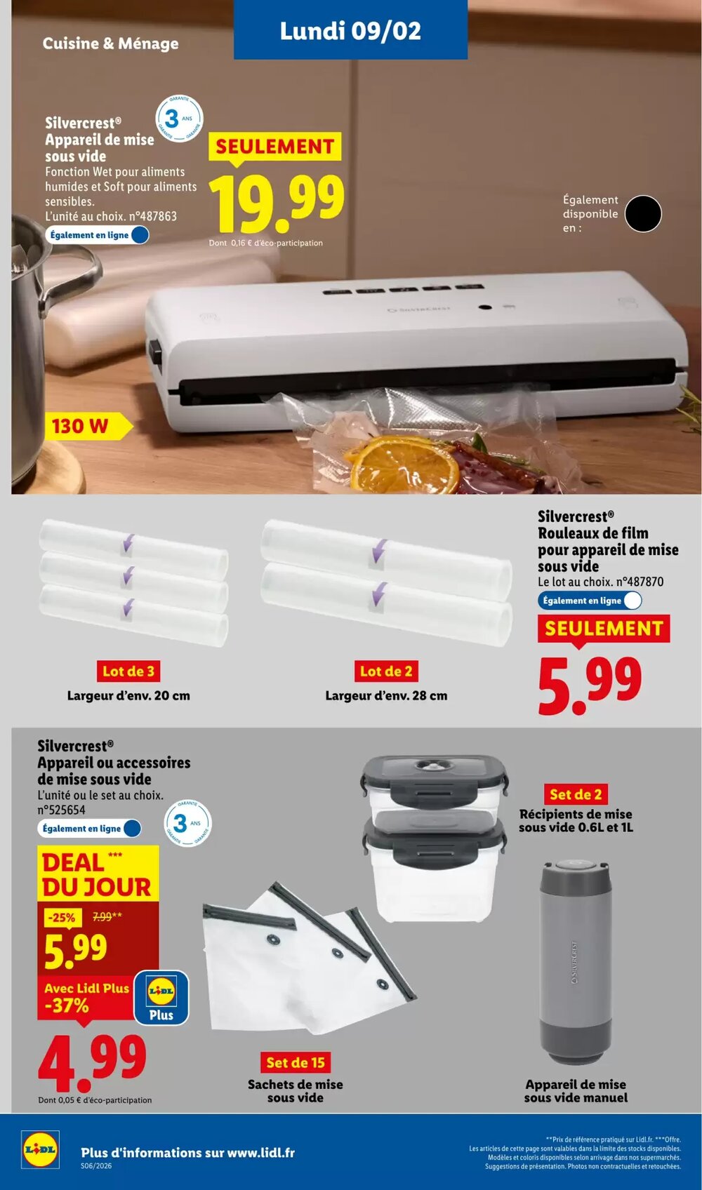 Prospectus promotionnel Lidl valable à partir du 05/02/2026 - Page 57.