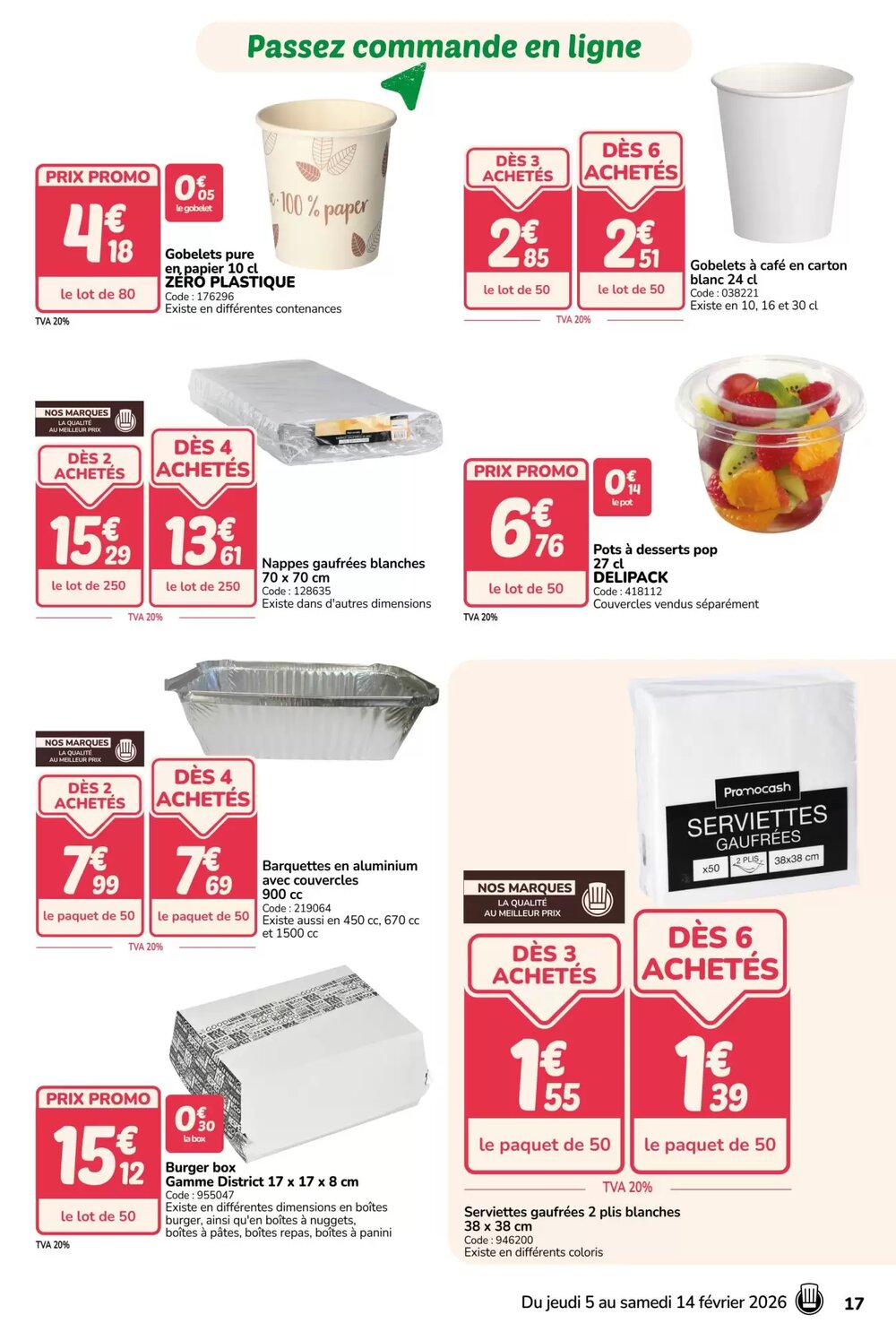 Prospectus promotionnel Promocash valable à partir du 05/02/2026 - Page 17.