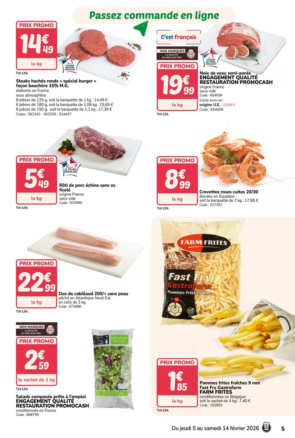 Prospectus promotionnel Promocash valable à partir du 05/02/2026 - Page 5.