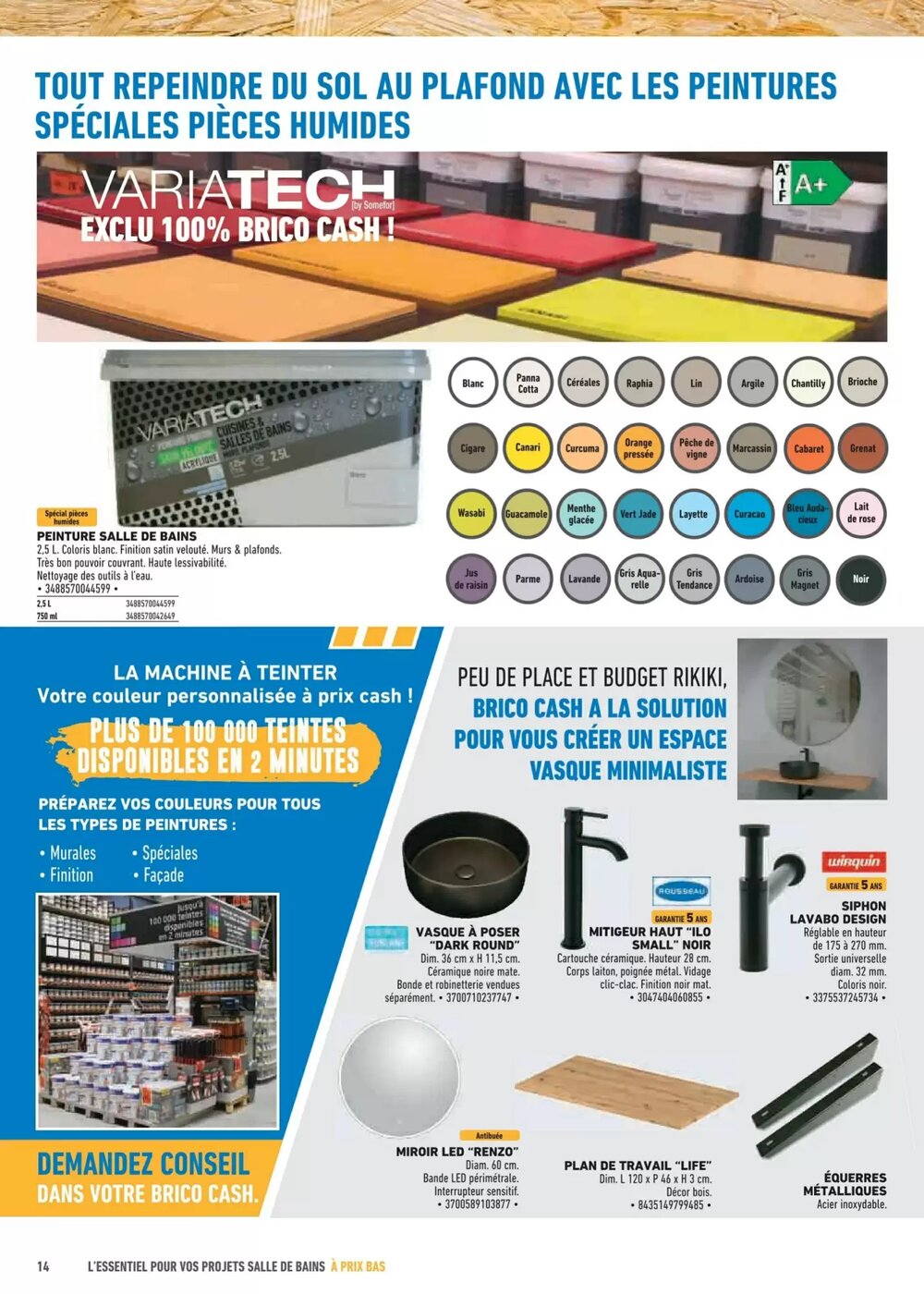 Prospectus promotionnel Brico Cash valable à partir du 06/02/2026 - Page 14.