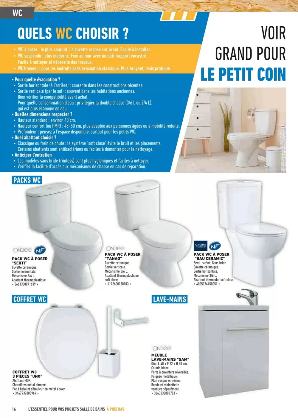 Prospectus promotionnel Brico Cash valable à partir du 06/02/2026 - Page 16.