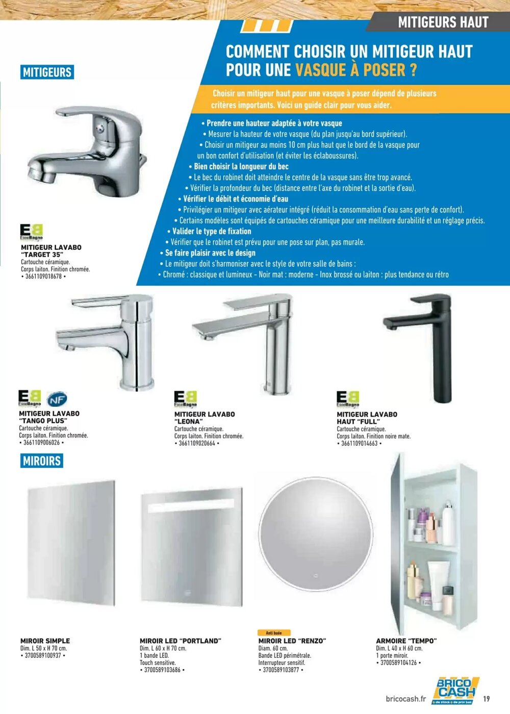 Prospectus promotionnel Brico Cash valable à partir du 06/02/2026 - Page 19.