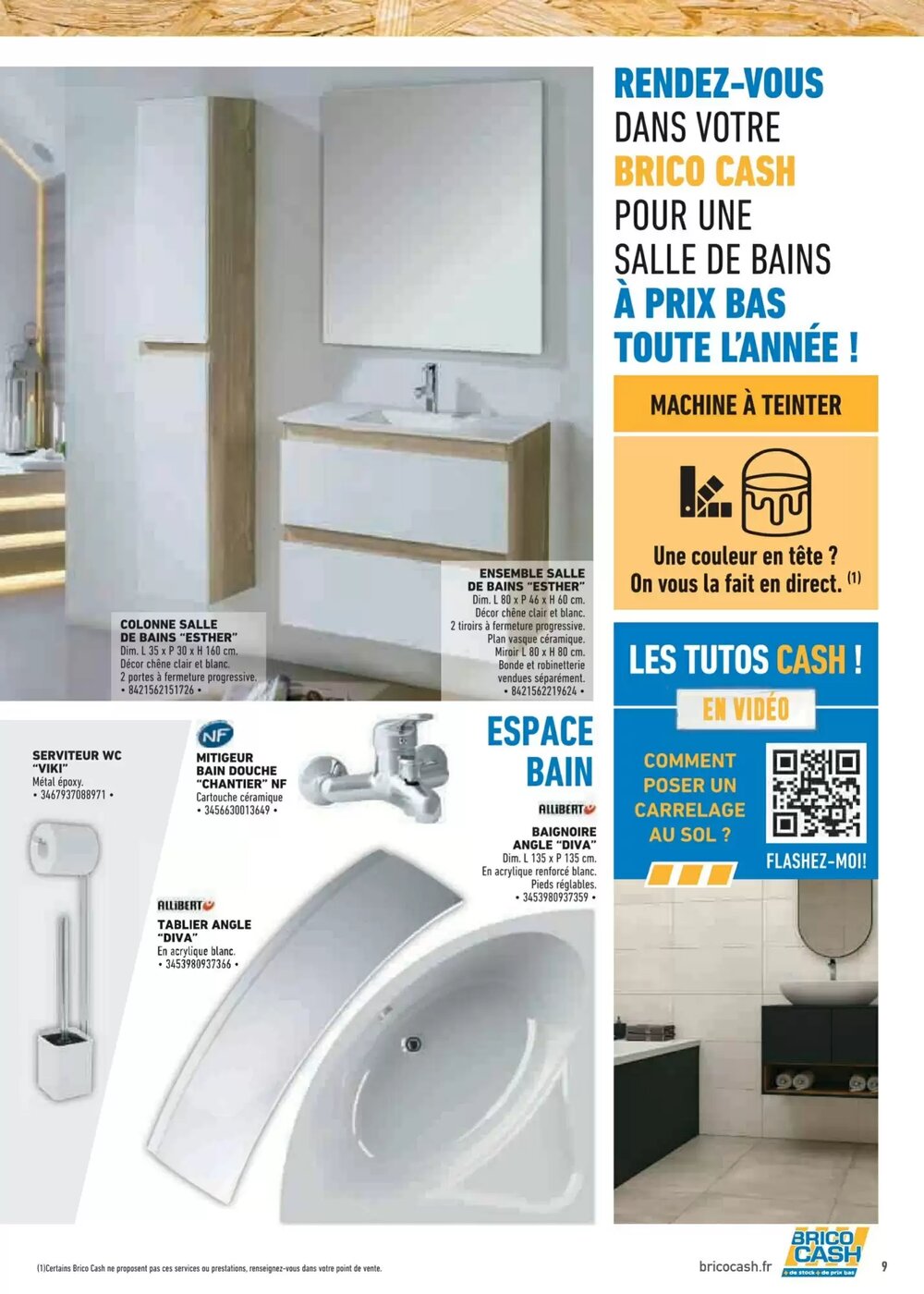 Prospectus promotionnel Brico Cash valable à partir du 06/02/2026 - Page 9.