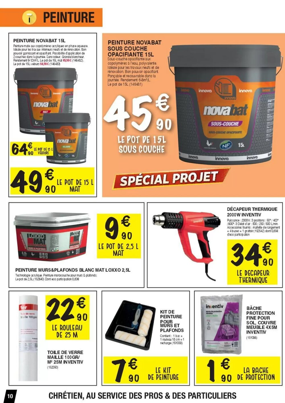 Prospectus promotionnel Chretien Matériaux valable à partir du 06/02/2026 - Page 10.