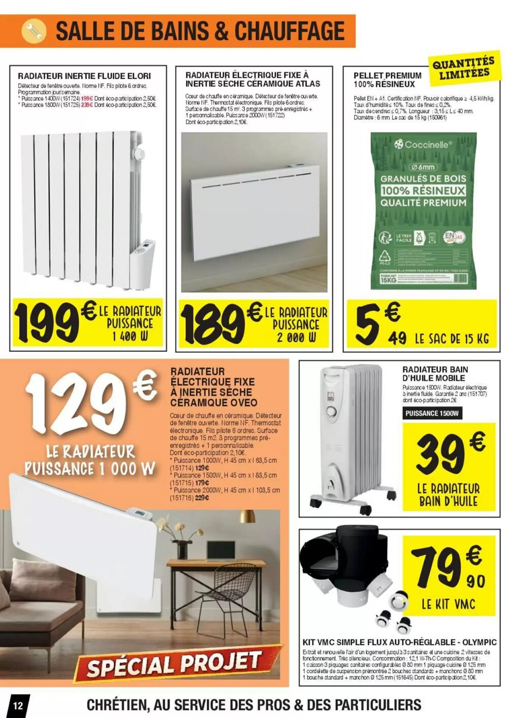 Prospectus promotionnel Chretien Matériaux valable à partir du 06/02/2026 - Page 12.