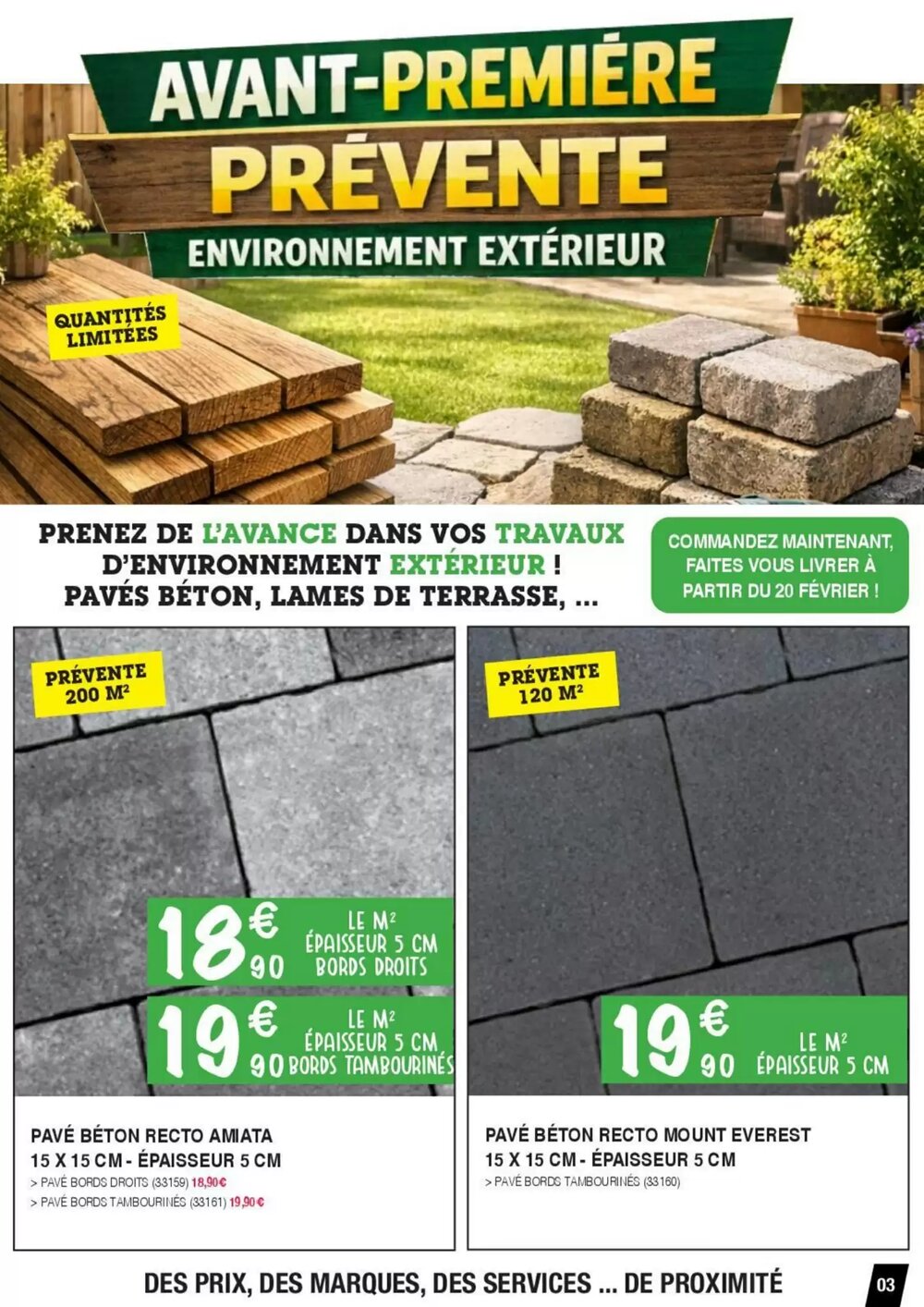 Prospectus promotionnel Chretien Matériaux valable à partir du 06/02/2026 - Page 3.