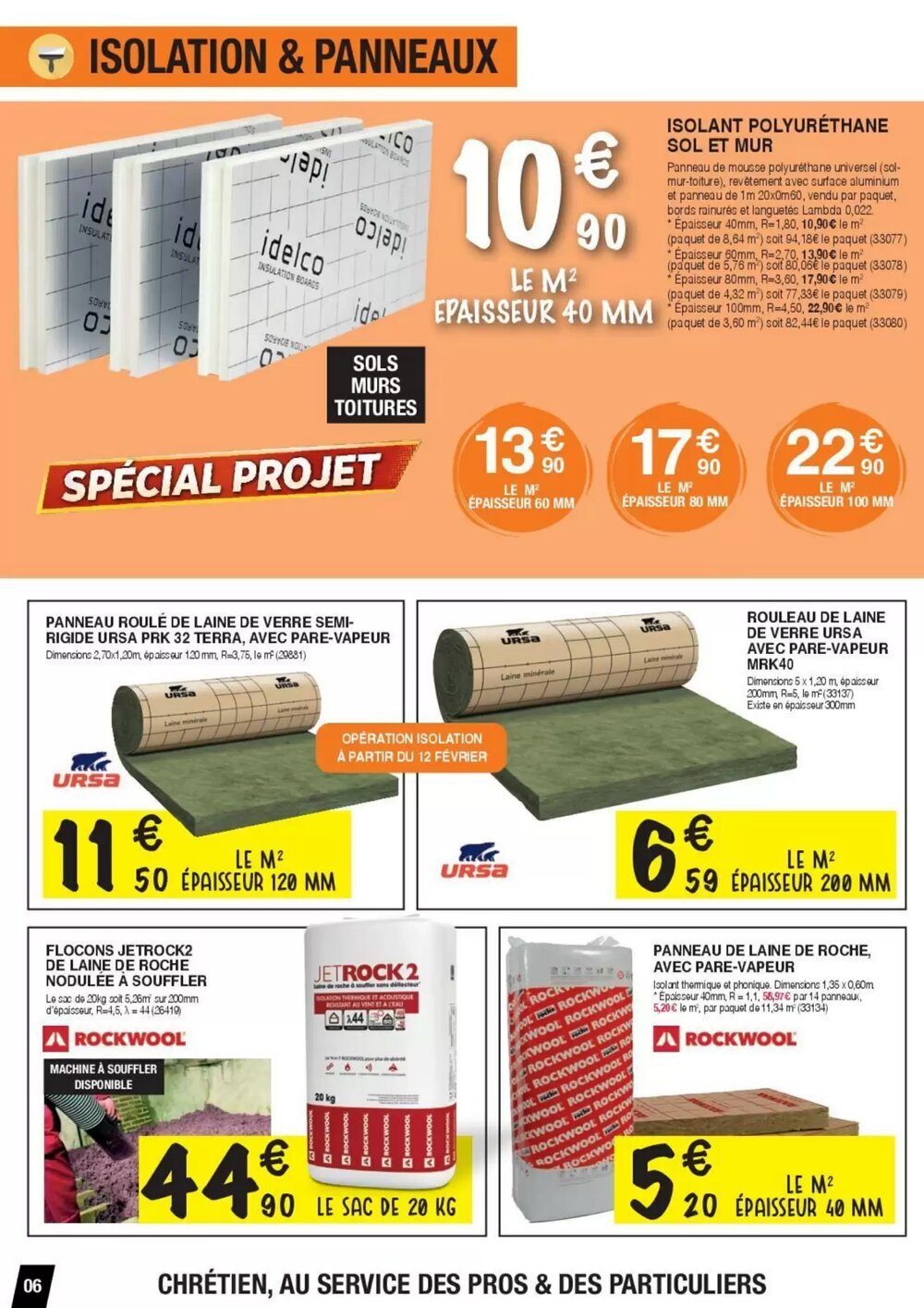 Prospectus promotionnel Chretien Matériaux valable à partir du 06/02/2026 - Page 6.
