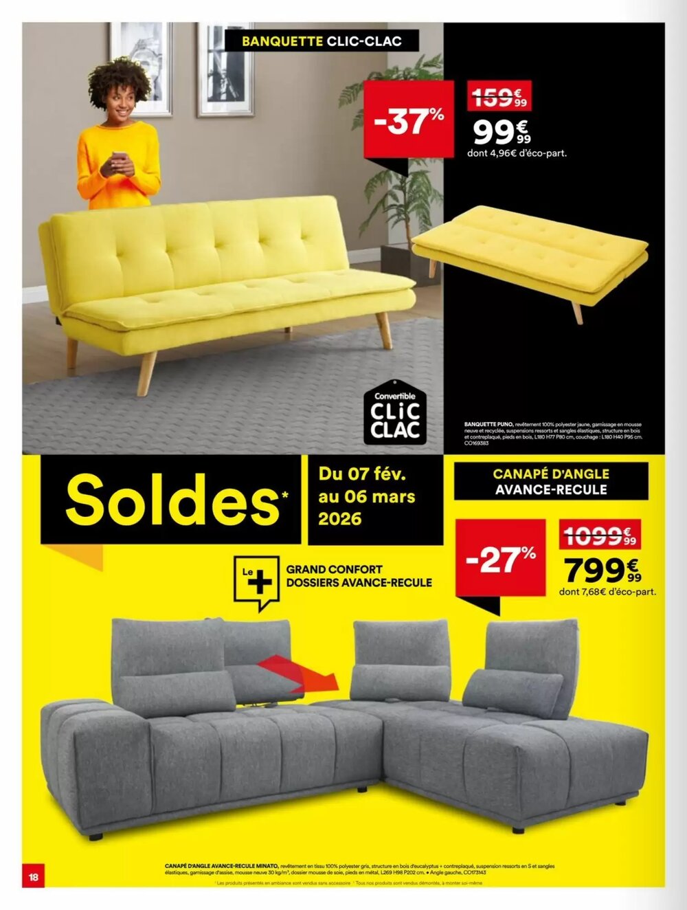 Prospectus promotionnel BUT valable à partir du 07/02/2026 - Page 18.