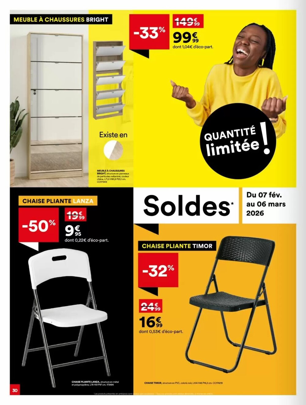 Prospectus promotionnel BUT valable à partir du 07/02/2026 - Page 30.