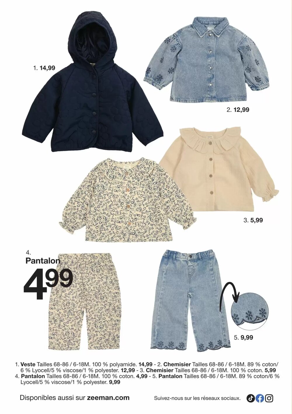 Prospectus promotionnel Zeeman valable à partir du 07/02/2026 - Page 6.