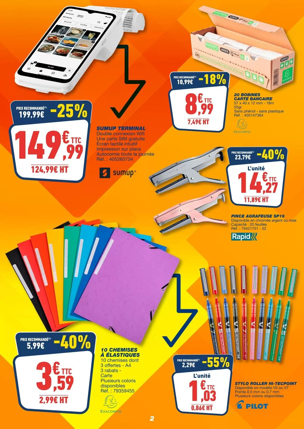 Prospectus promotionnel Bureau Vallée valable à partir du 09/02/2026 - Page 2.