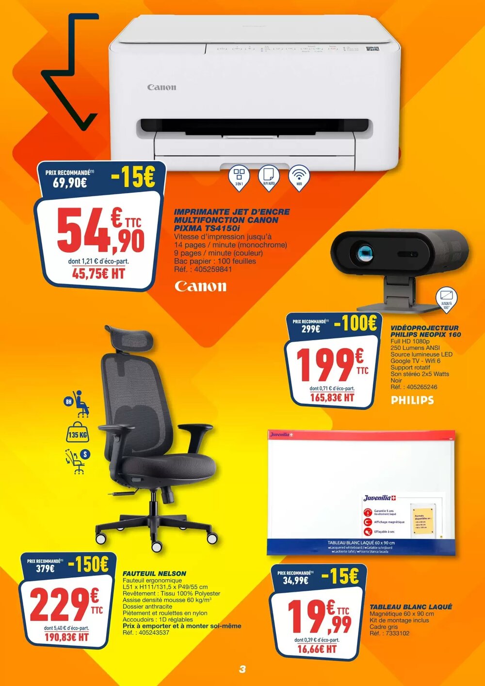 Prospectus promotionnel Bureau Vallée valable à partir du 09/02/2026 - Page 3.