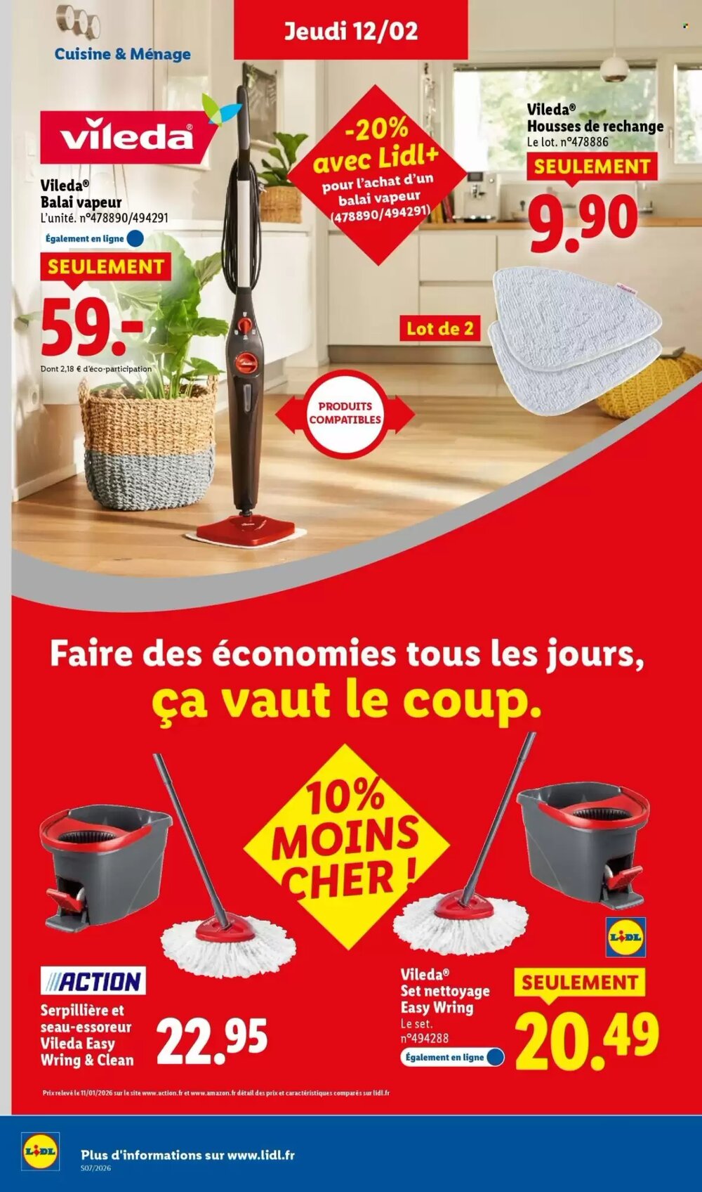 Prospectus promotionnel Lidl valable à partir du 09/02/2026 - Page 24.