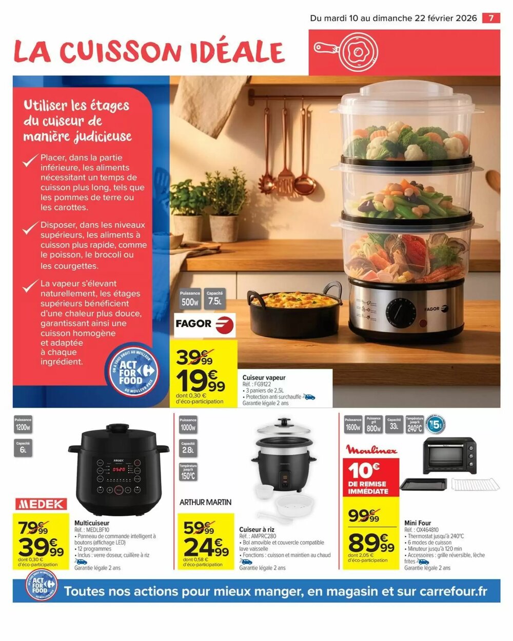 Prospectus promotionnel Carrefour Market valable à partir du 10/02/2026 - Page 7.