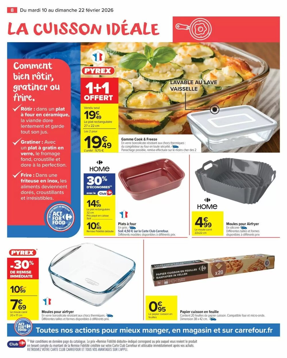 Prospectus promotionnel Carrefour Market valable à partir du 10/02/2026 - Page 8.