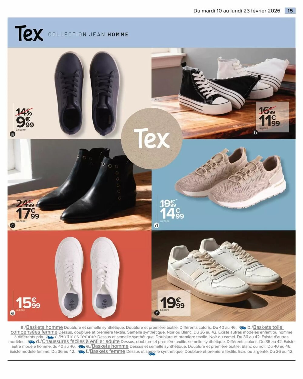 Prospectus promotionnel Carrefour valable à partir du 10/02/2026 - Page 15.