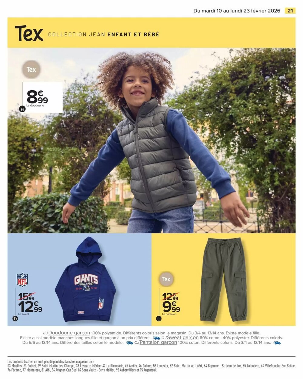Prospectus promotionnel Carrefour valable à partir du 10/02/2026 - Page 21.
