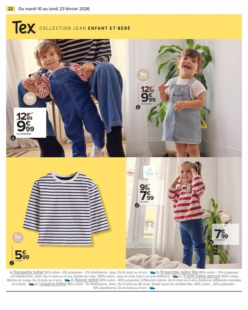 Prospectus promotionnel Carrefour valable à partir du 10/02/2026 - Page 22.