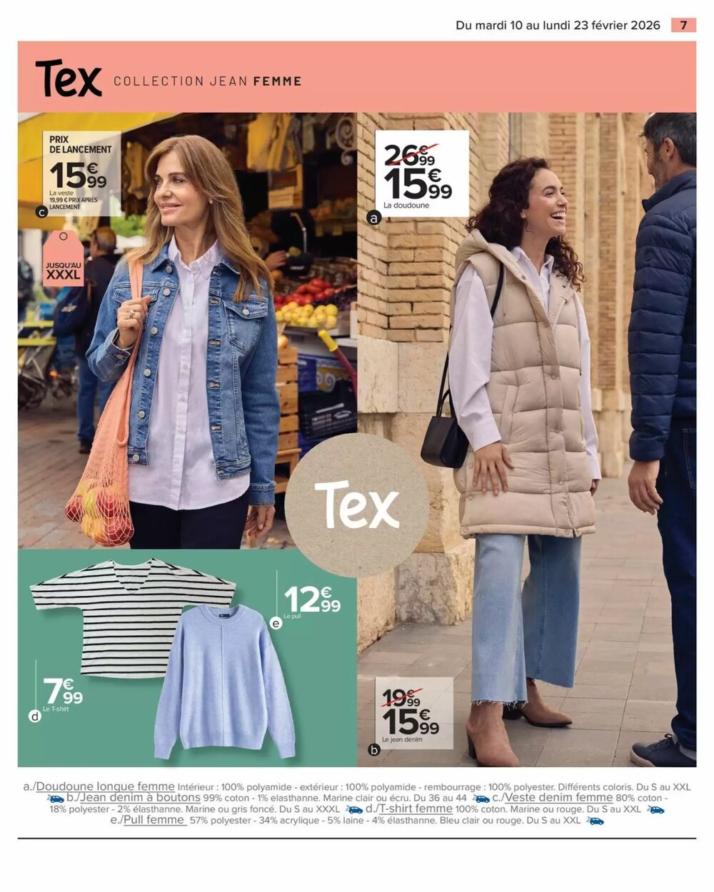 Prospectus promotionnel Carrefour valable à partir du 10/02/2026 - Page 7.