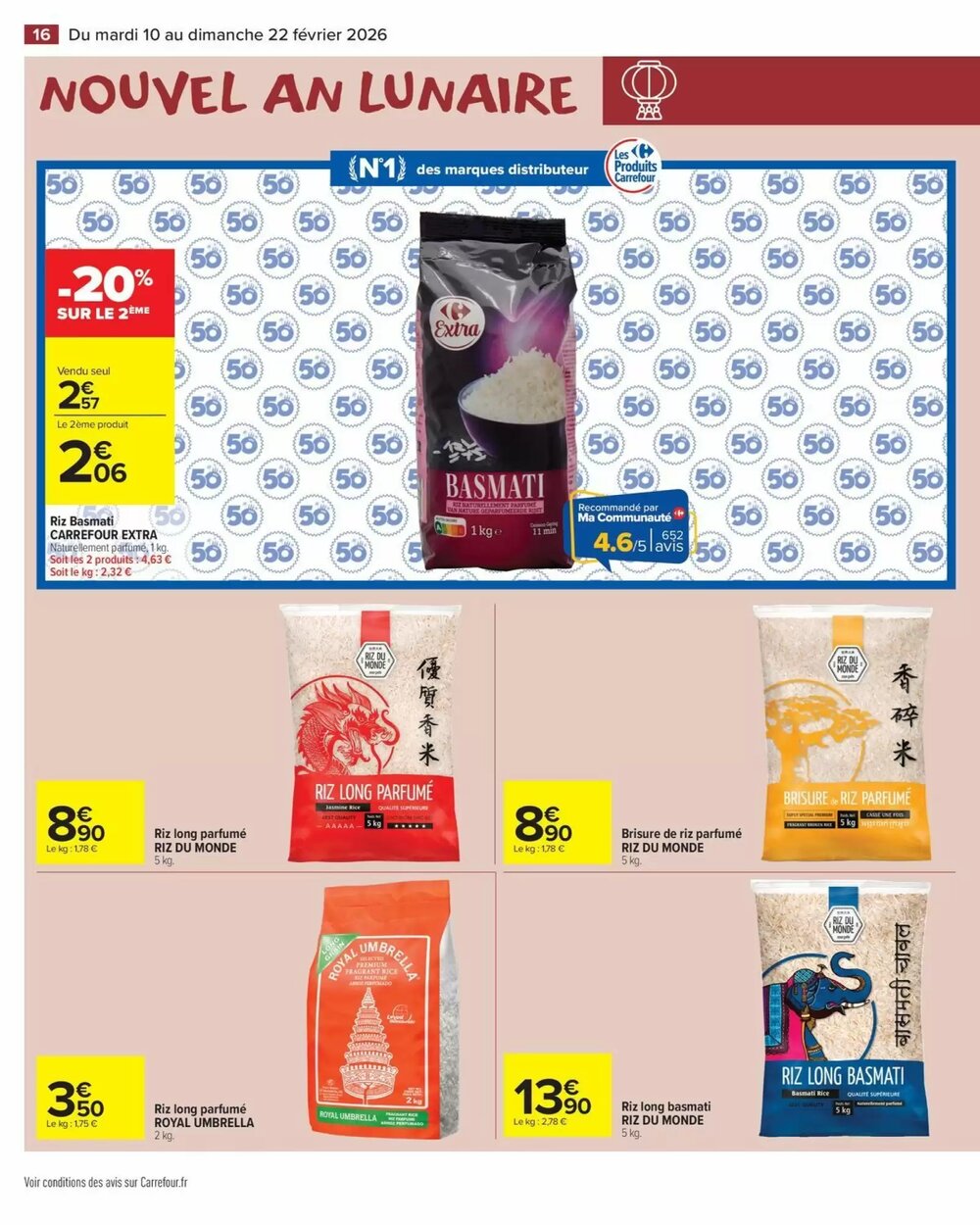 Prospectus promotionnel Carrefour Market valable à partir du 10/02/2026 - Page 18.