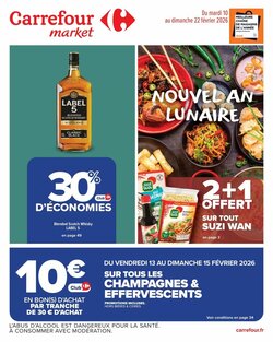 Prospectus promotionnel Carrefour Market valable à partir du 10/02/2026
