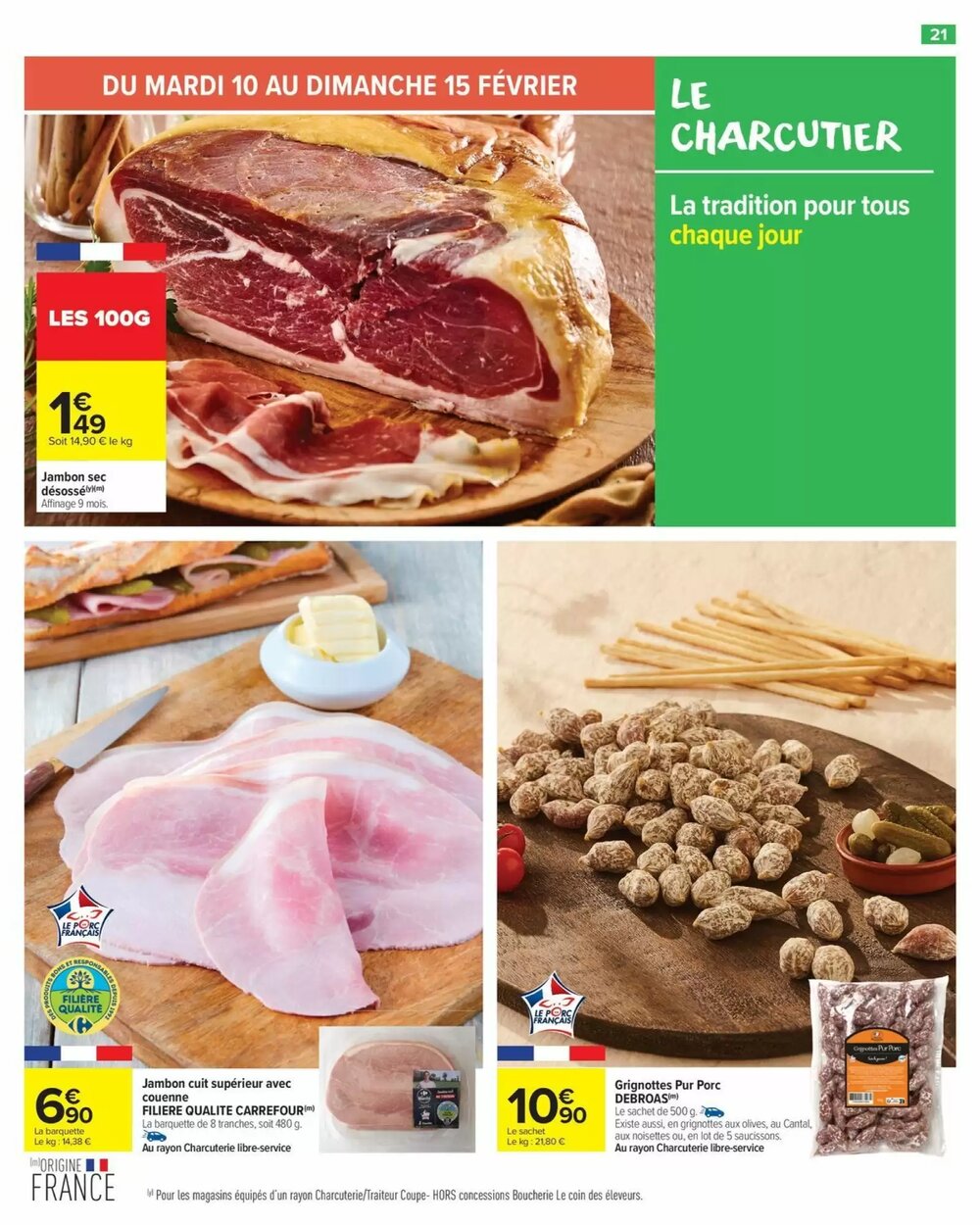 Prospectus promotionnel Carrefour Market valable à partir du 10/02/2026 - Page 23.