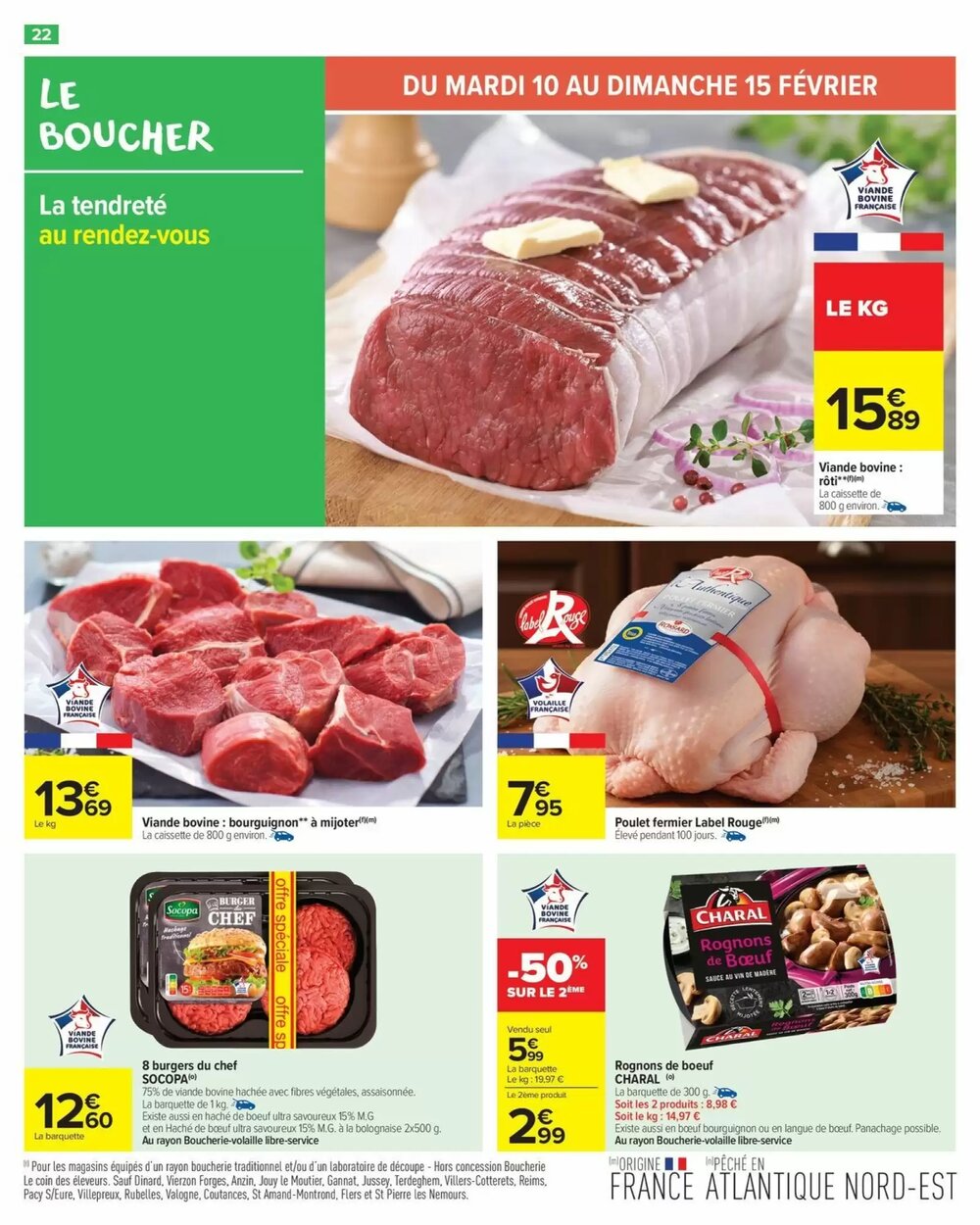 Prospectus promotionnel Carrefour Market valable à partir du 10/02/2026 - Page 24.