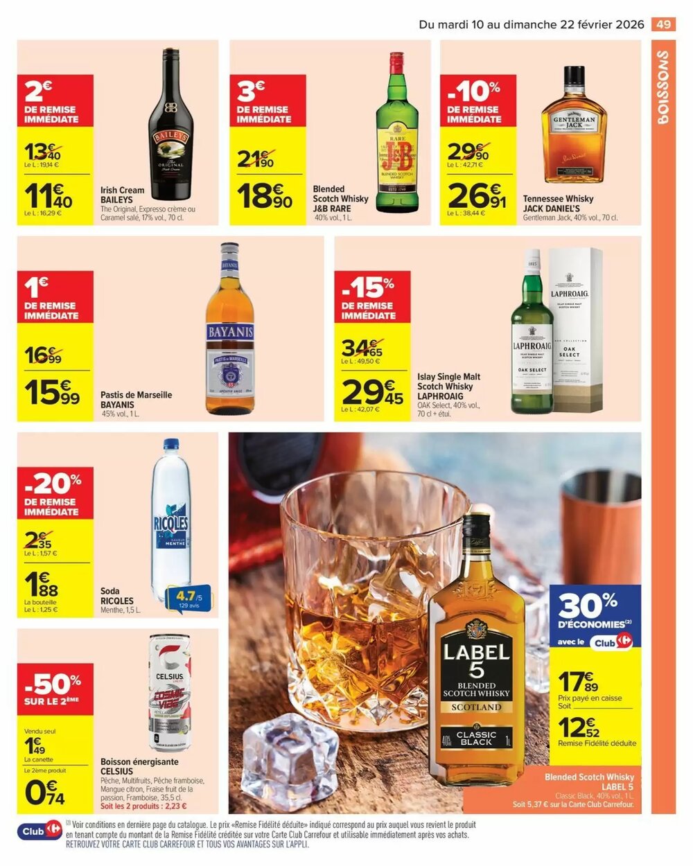Prospectus promotionnel Carrefour Market valable à partir du 10/02/2026 - Page 51.