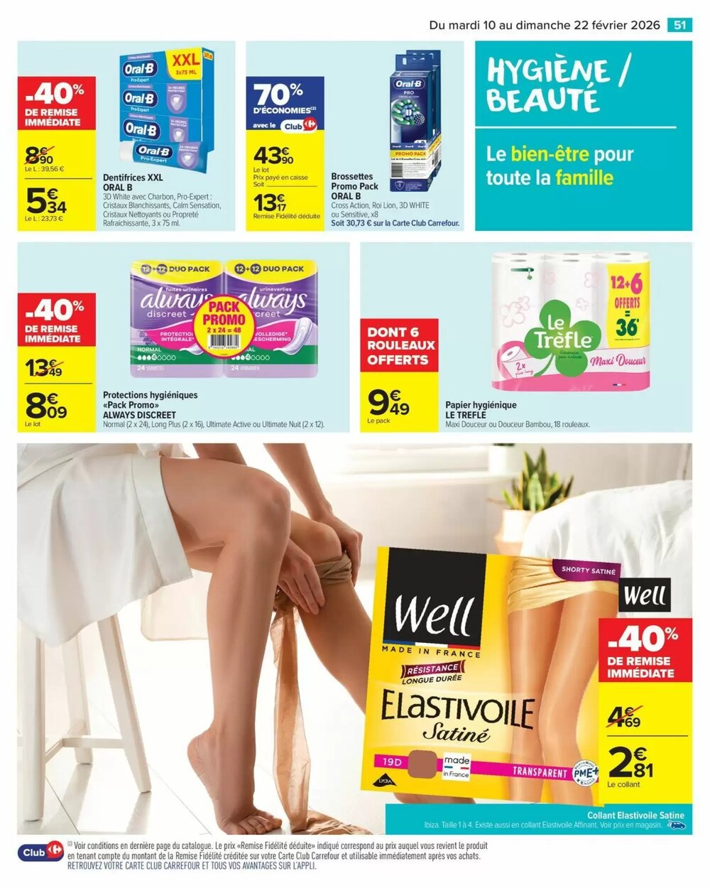 Prospectus promotionnel Carrefour Market valable à partir du 10/02/2026 - Page 53.