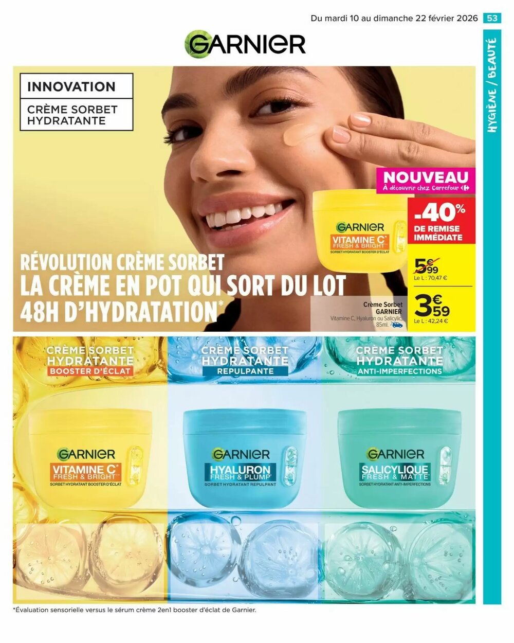 Prospectus promotionnel Carrefour Market valable à partir du 10/02/2026 - Page 55.