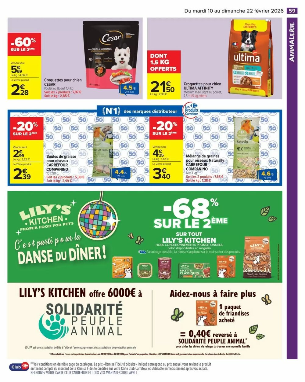 Prospectus promotionnel Carrefour Market valable à partir du 10/02/2026 - Page 61.