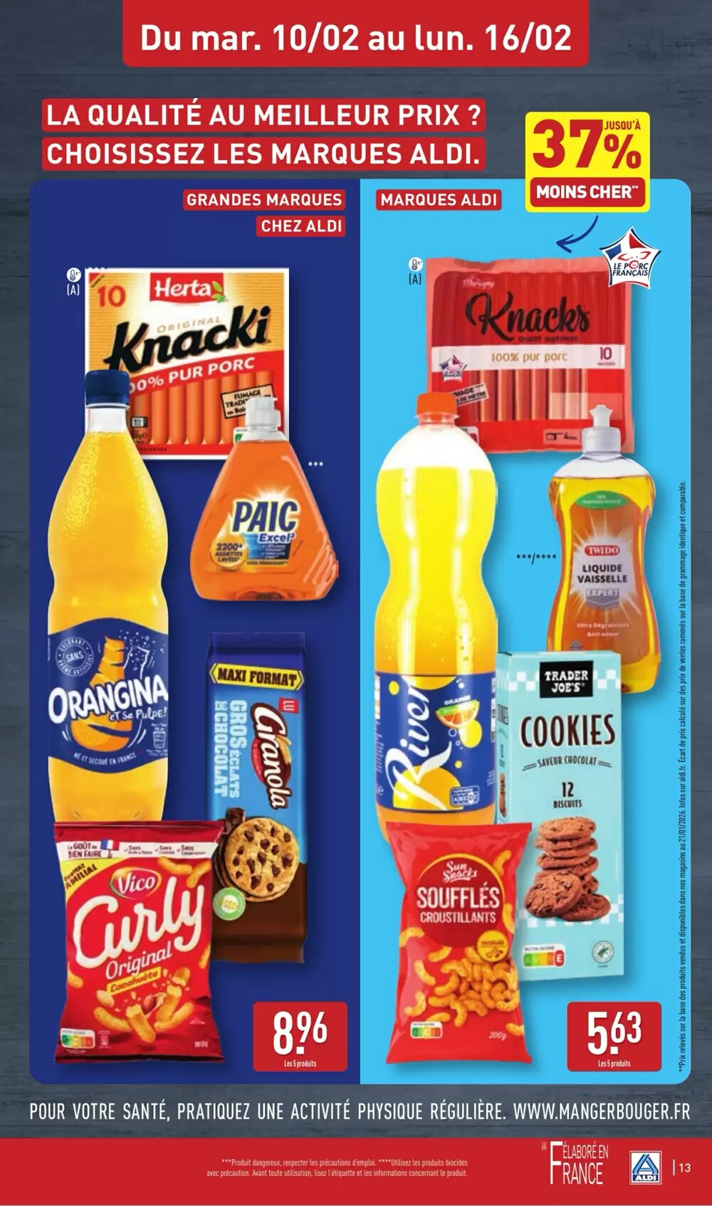 Prospectus promotionnel ALDI valable à partir du 10/02/2026 - Page 17.