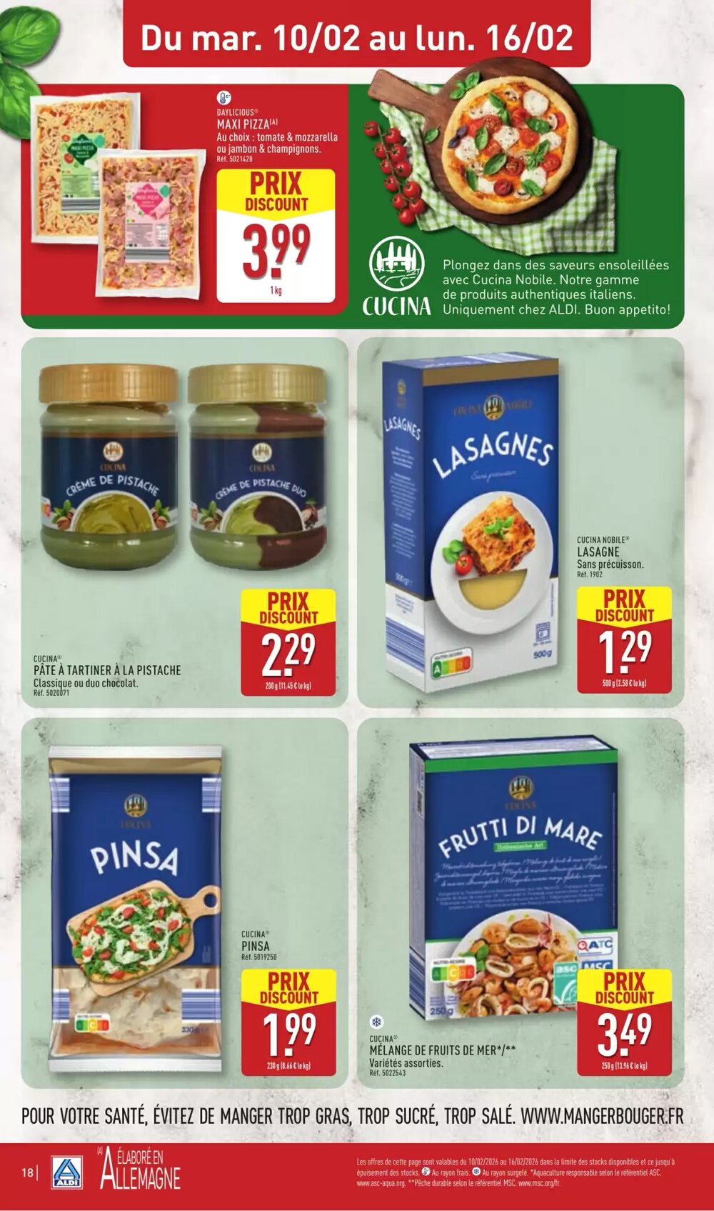Prospectus promotionnel ALDI valable à partir du 10/02/2026 - Page 22.