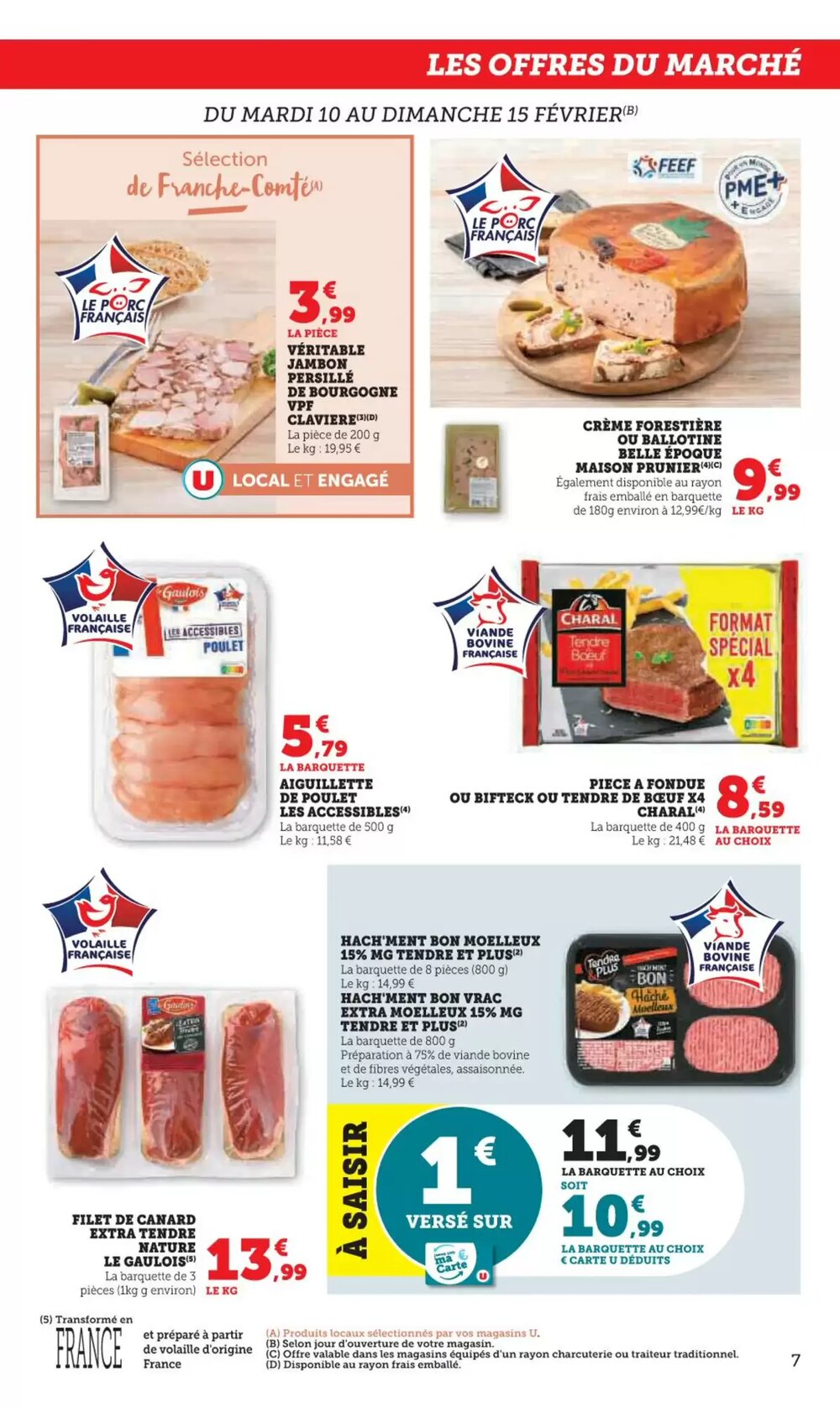 Prospectus promotionnel U Express valable à partir du 10/02/2026 - Page 7.