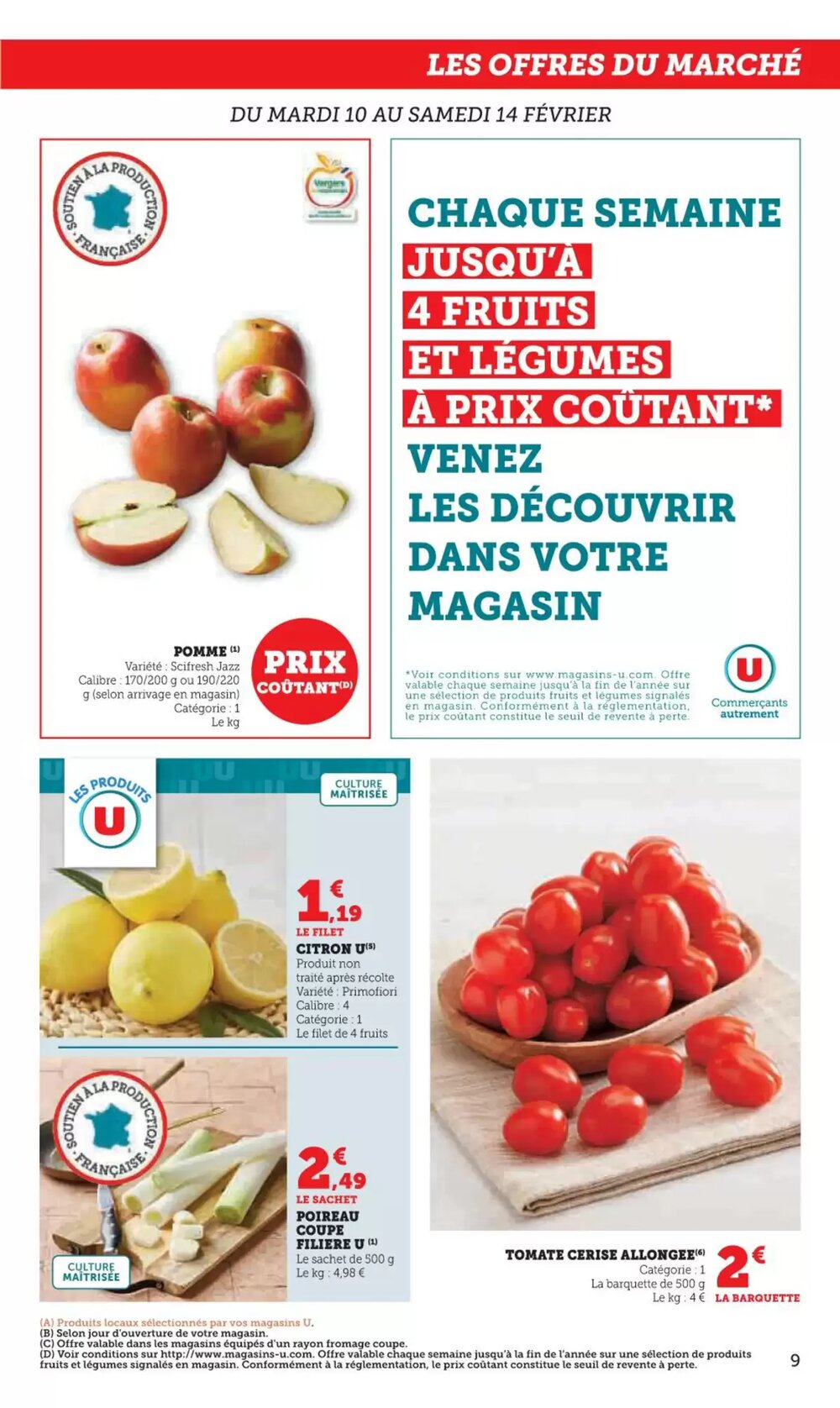 Prospectus promotionnel U Express valable à partir du 10/02/2026 - Page 9.