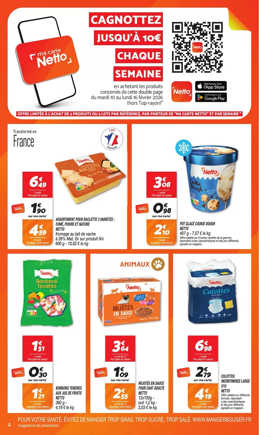 Prospectus promotionnel Netto valable à partir du 10/02/2026 - Page 4.