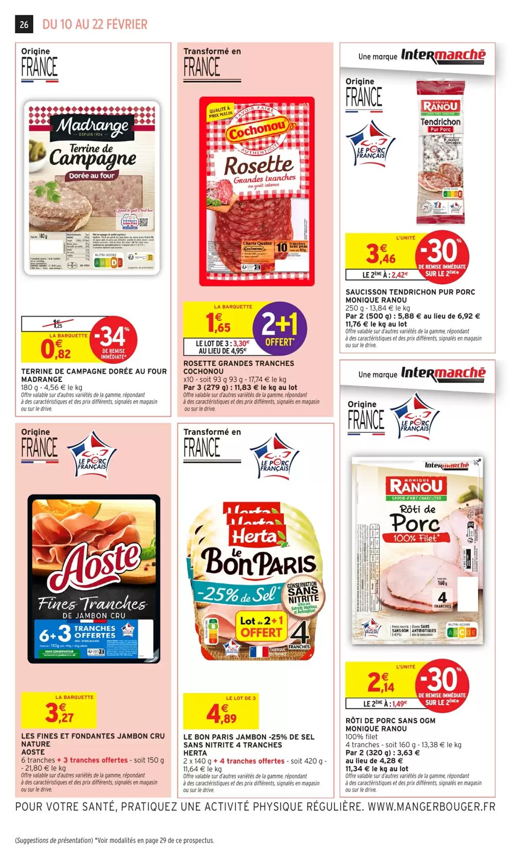 Prospectus promotionnel Intermarché Hyper valable à partir du 10/02/2026 - Page 26.