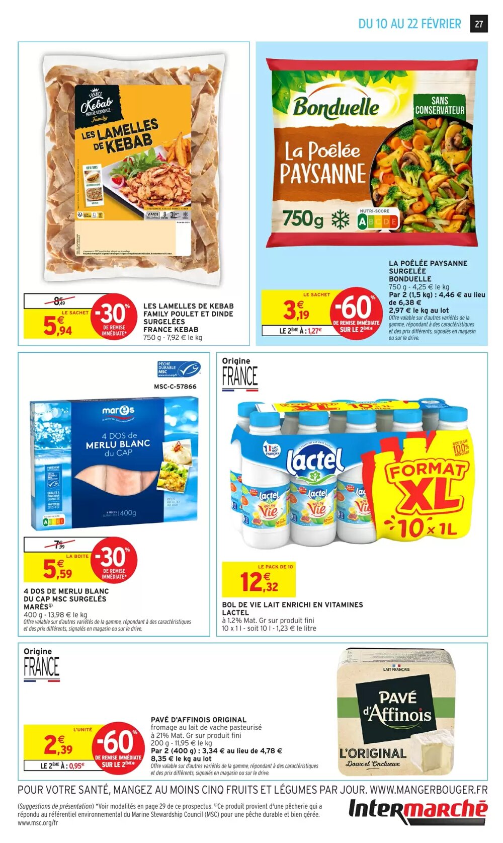 Prospectus promotionnel Intermarché Hyper valable à partir du 10/02/2026 - Page 27.