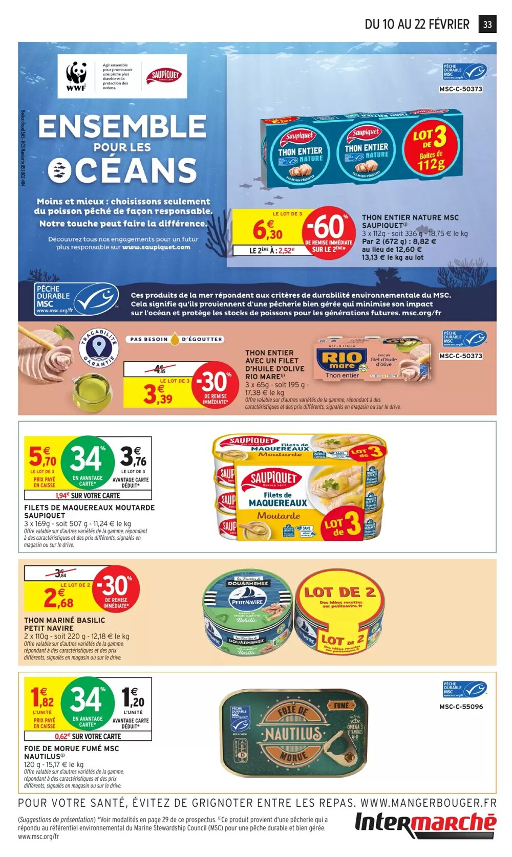 Prospectus promotionnel Intermarché Hyper valable à partir du 10/02/2026 - Page 33.