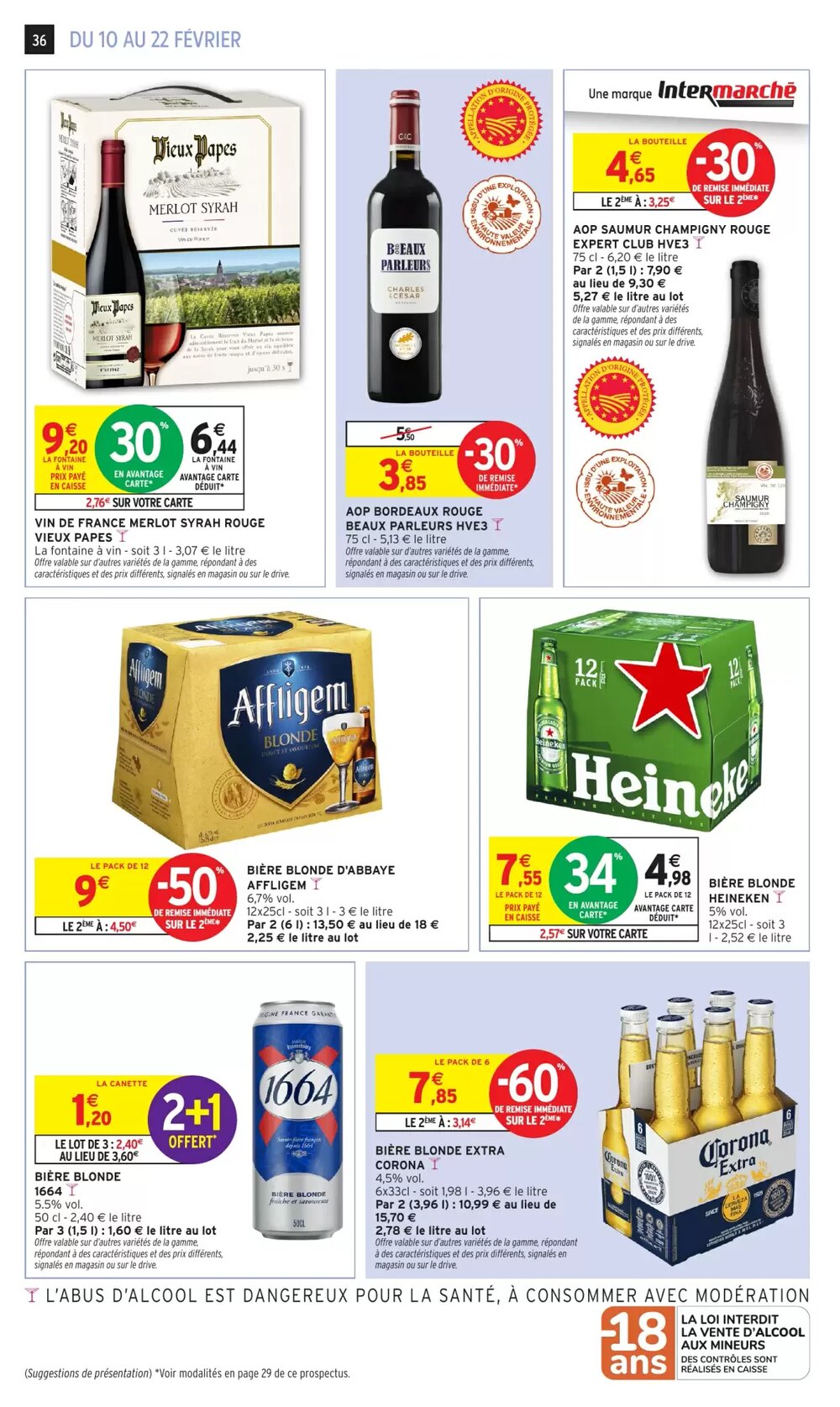 Prospectus promotionnel Intermarché Hyper valable à partir du 10/02/2026 - Page 36.