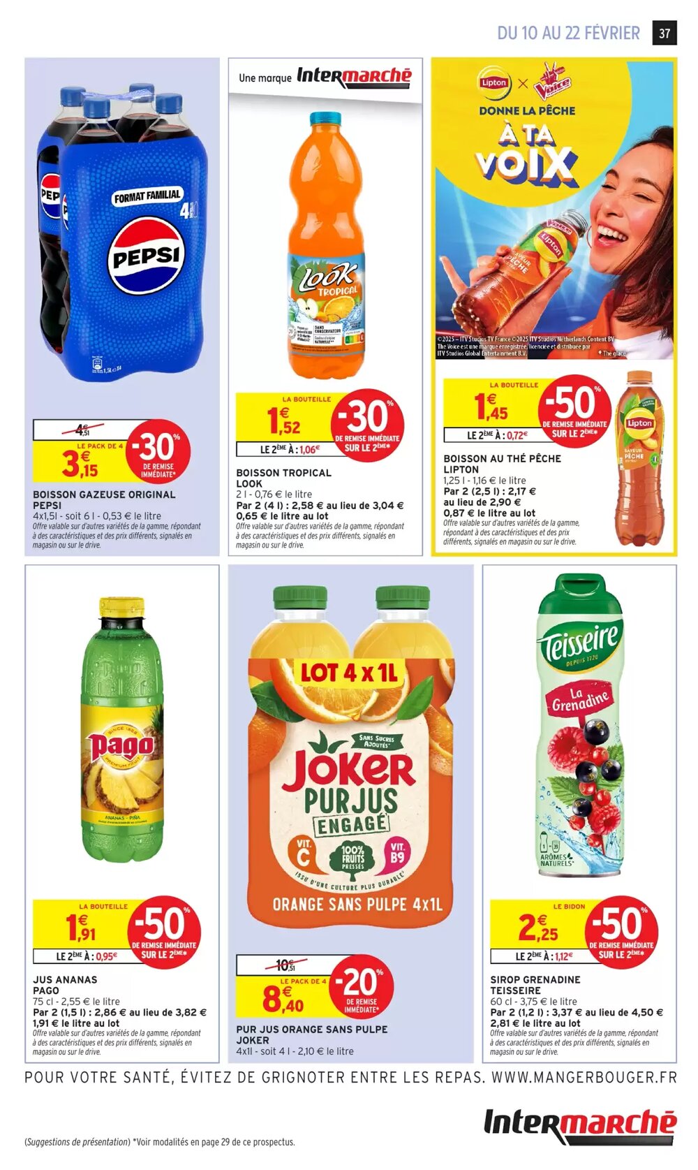 Prospectus promotionnel Intermarché Hyper valable à partir du 10/02/2026 - Page 37.