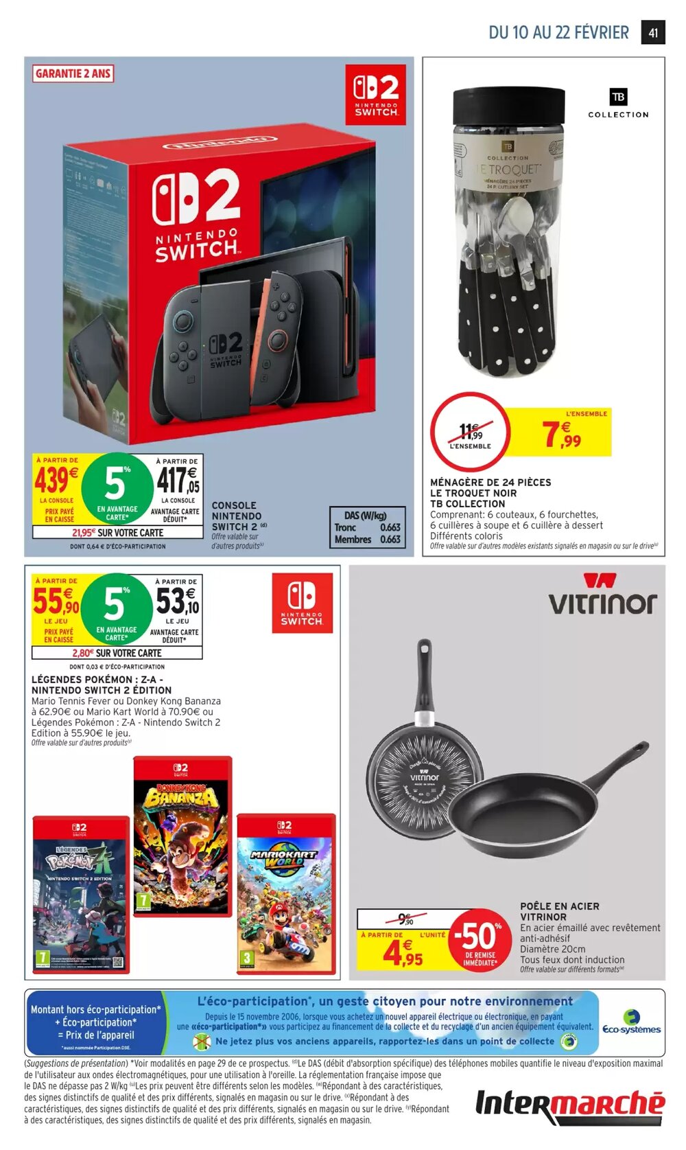 Prospectus promotionnel Intermarché Hyper valable à partir du 10/02/2026 - Page 41.