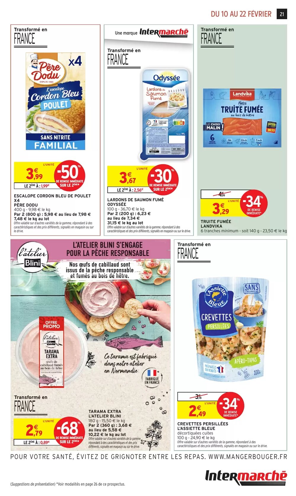 Prospectus promotionnel Intermarché valable à partir du 10/02/2026 - Page 21.