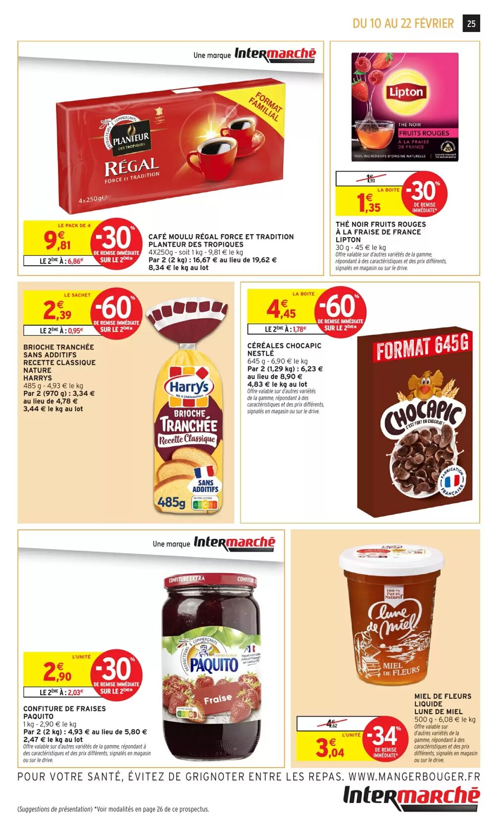 Prospectus promotionnel Intermarché valable à partir du 10/02/2026 - Page 25.