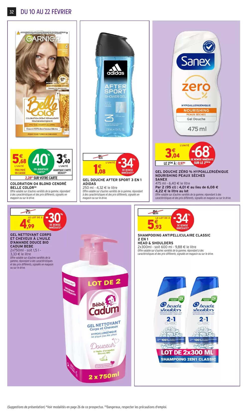 Prospectus promotionnel Intermarché valable à partir du 10/02/2026 - Page 32.