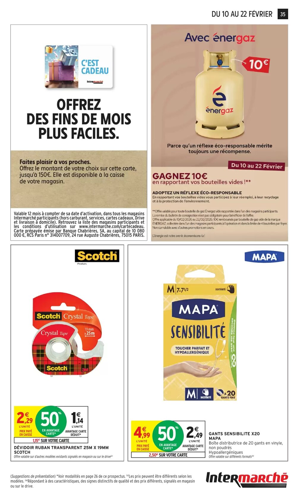 Prospectus promotionnel Intermarché valable à partir du 10/02/2026 - Page 35.