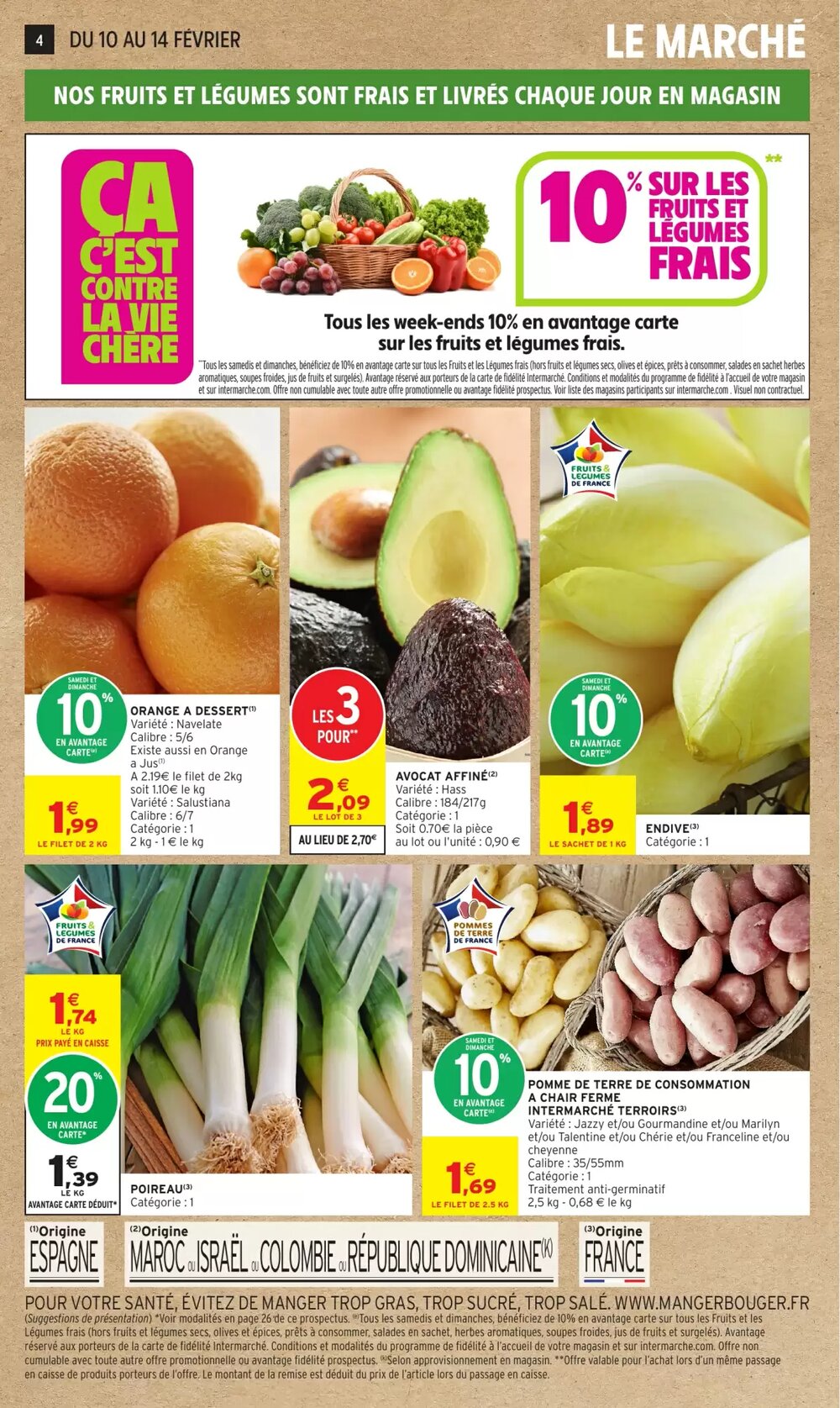 Prospectus promotionnel Intermarché valable à partir du 10/02/2026 - Page 4.