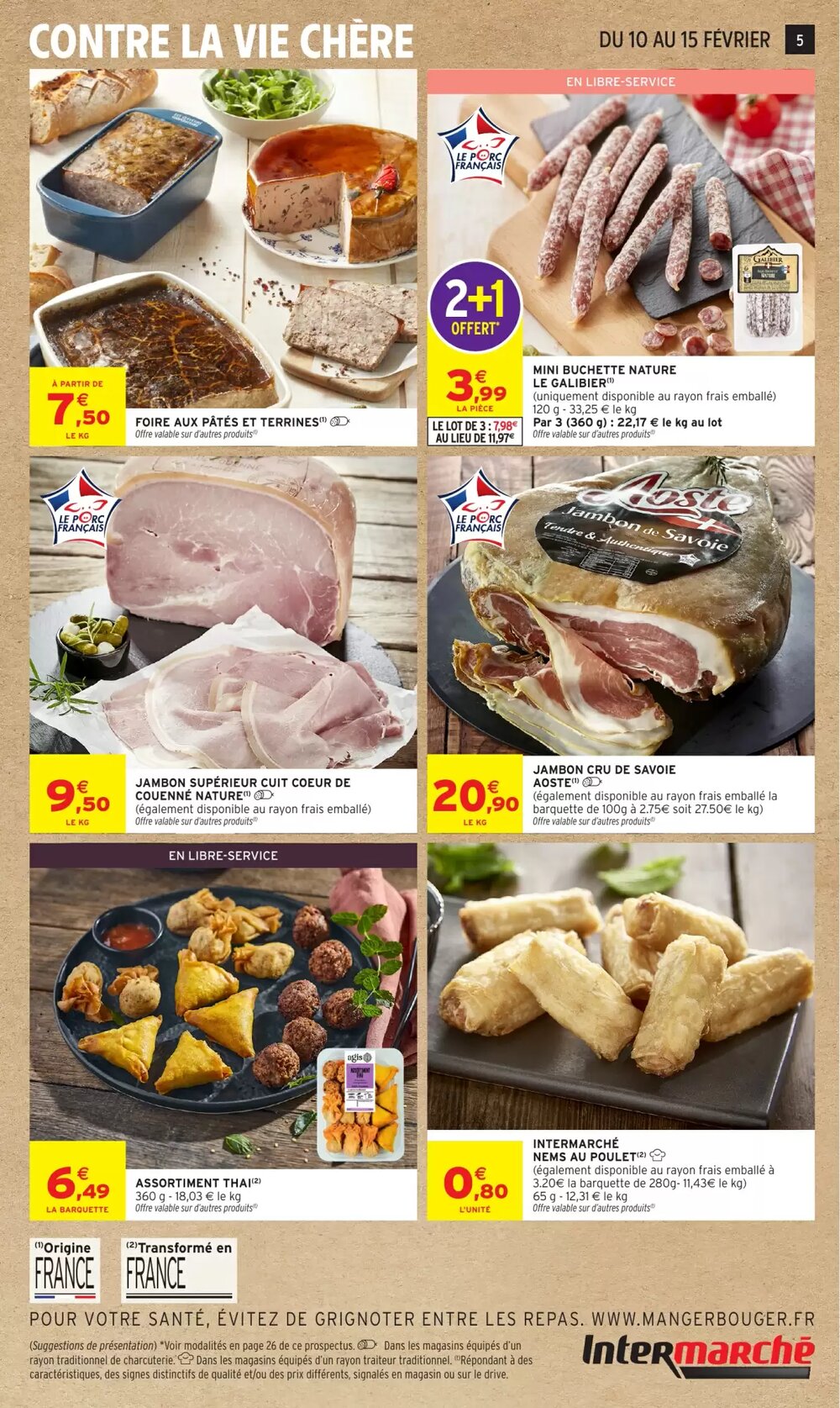 Prospectus promotionnel Intermarché valable à partir du 10/02/2026 - Page 5.