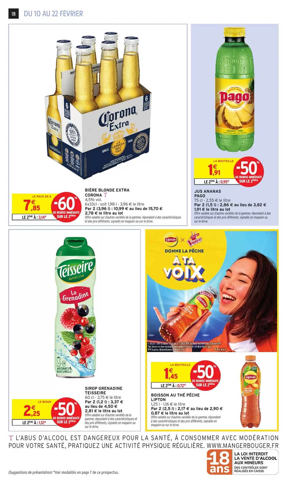 Prospectus promotionnel Intermarché valable à partir du 10/02/2026 - Page 18.