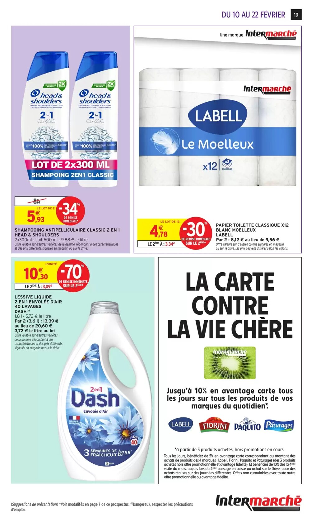 Prospectus promotionnel Intermarché valable à partir du 10/02/2026 - Page 19.
